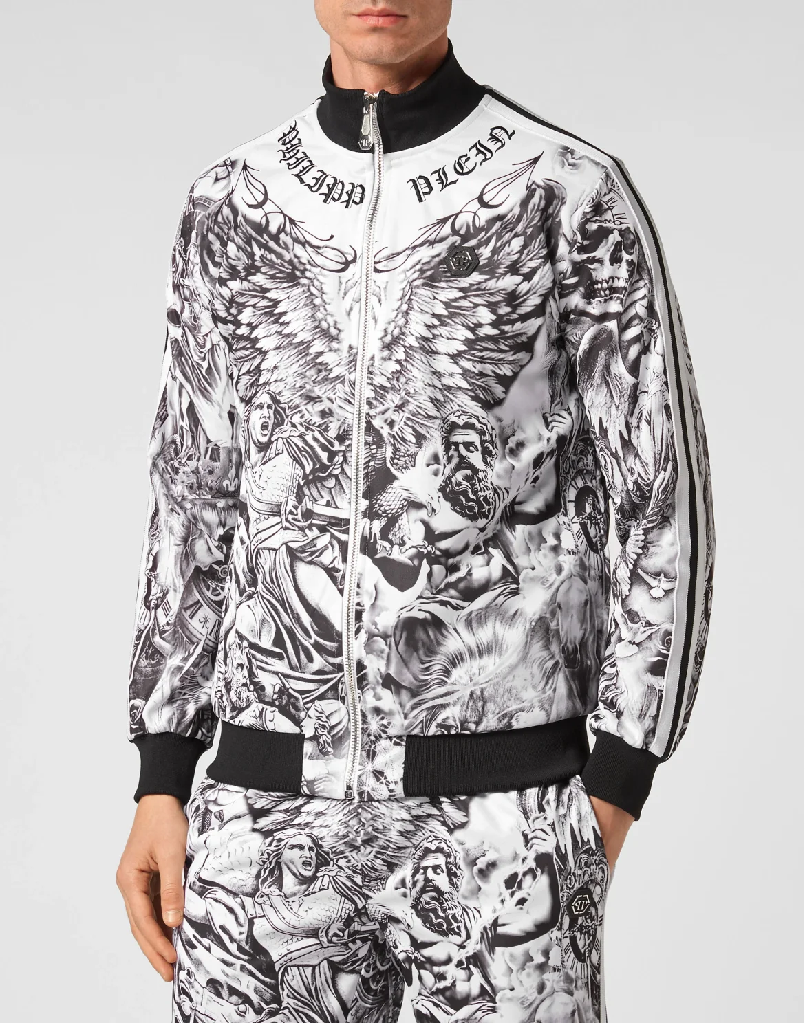 Jogging Tracksuit: Top/Trousers Tattoo, цвет: Белый
