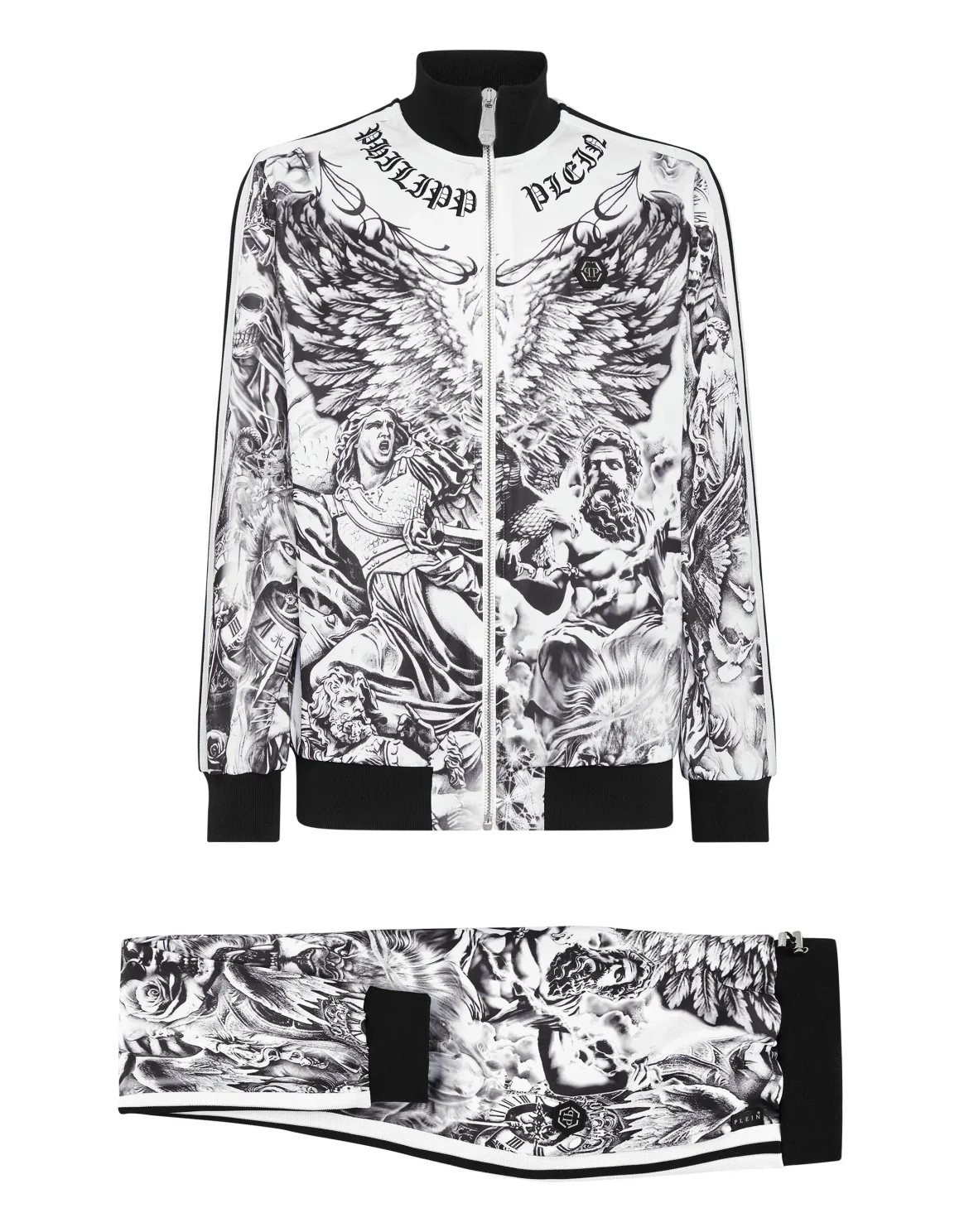 Jogging Tracksuit: Top/Trousers Tattoo, цвет: Белый