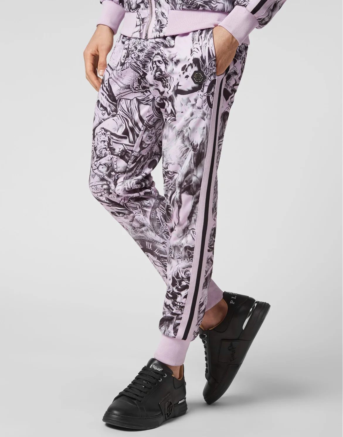 Jogging Tracksuit: Top/Trousers Tattoo, цвет: Розовый