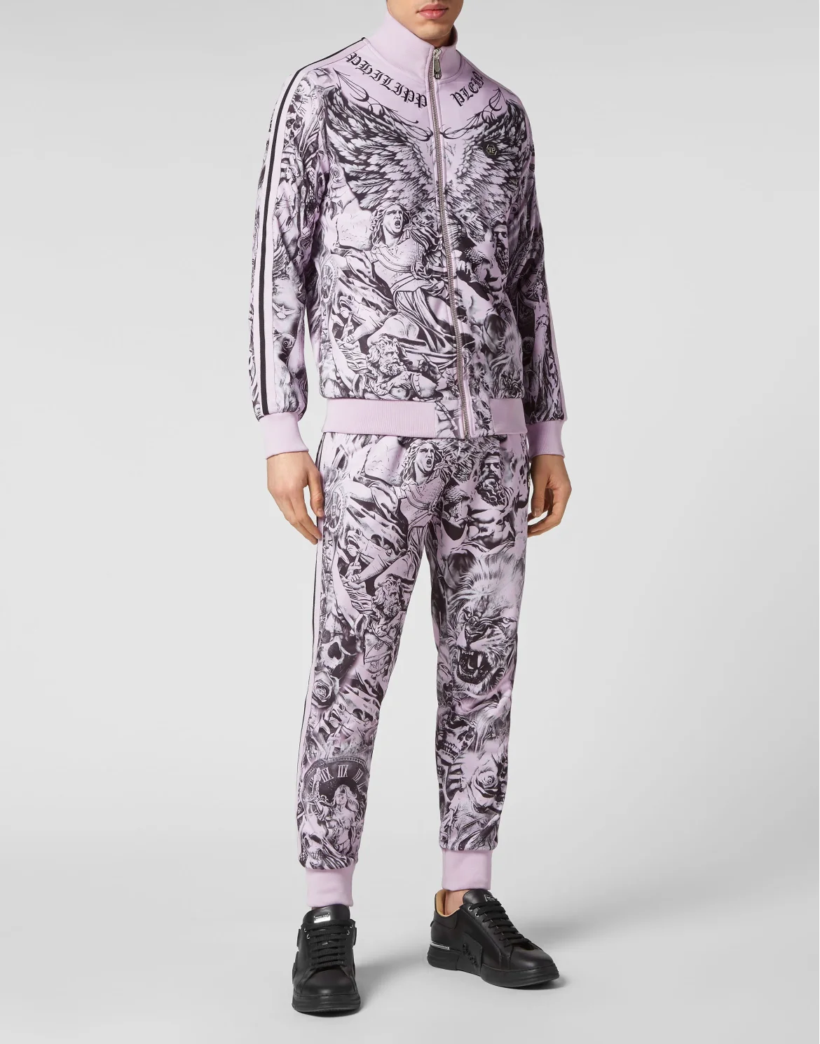 Jogging Tracksuit: Top/Trousers Tattoo, цвет: Розовый