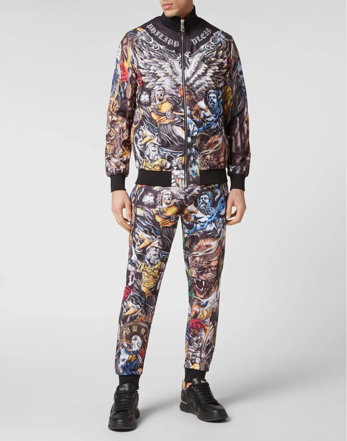 Jogging Tracksuit: Top/Trousers Tattoo, цвет: Мультиколор