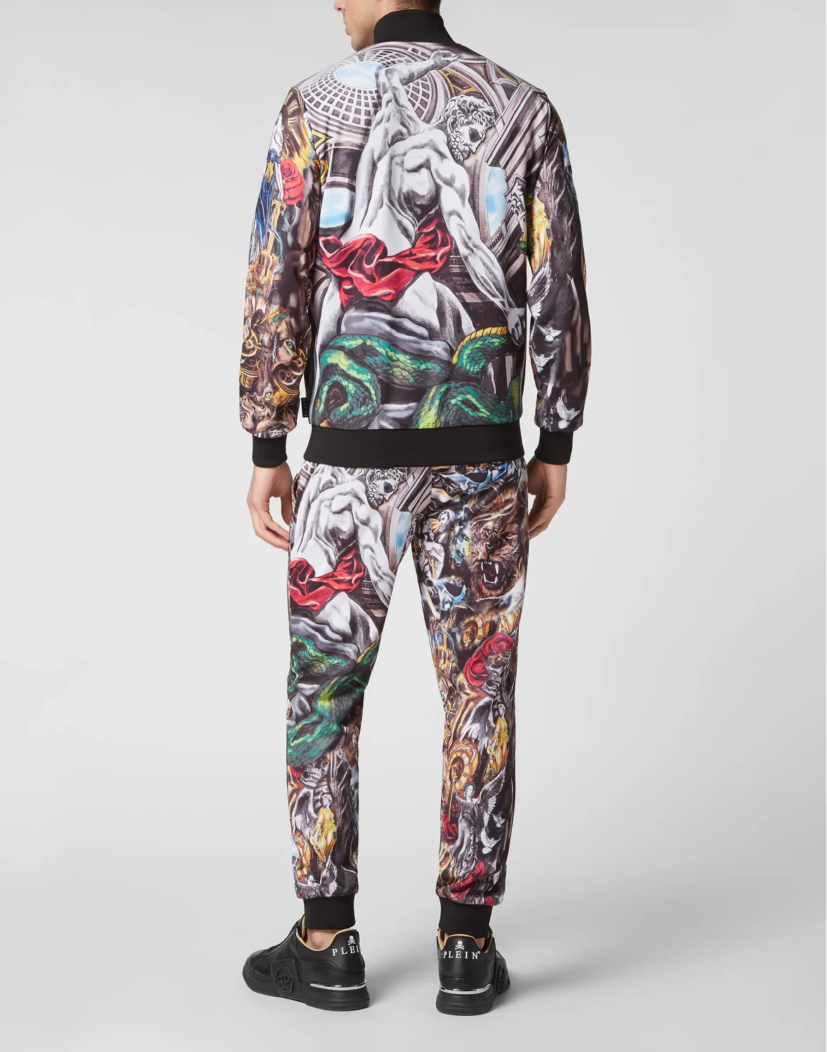 Jogging Tracksuit: Top/Trousers Tattoo, цвет: Мультиколор