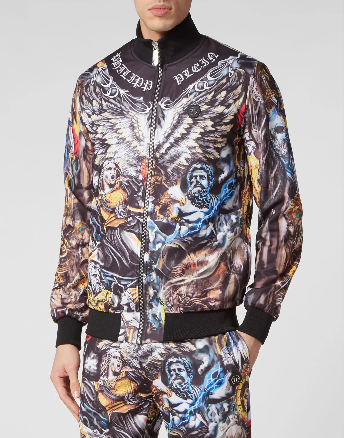 Jogging Tracksuit: Top/Trousers Tattoo, цвет: Мультиколор