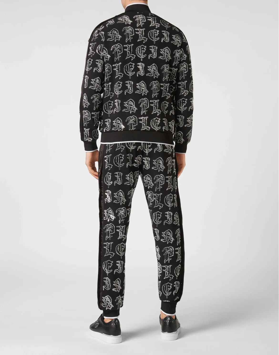 Jogging Tracksuit: Top/Trousers Gothic Plein, цвет: Черный