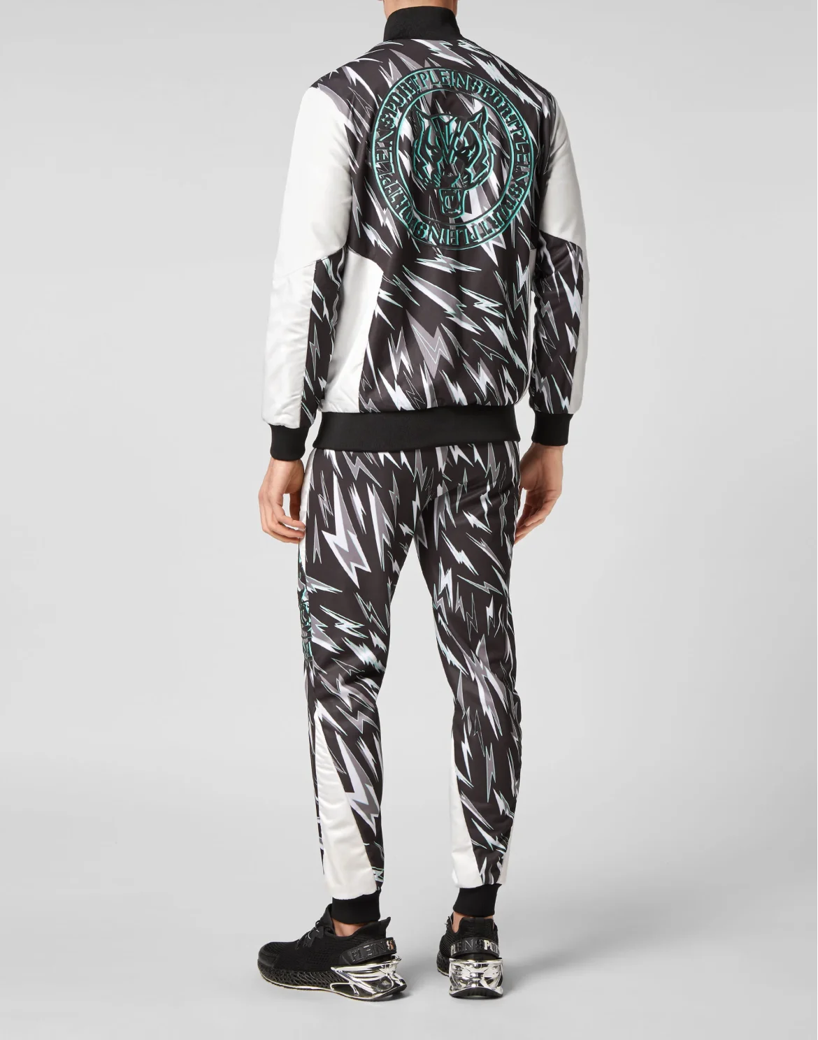 Jogging Tracksuit:Top/Trousers Tiger, цвет: Зеленый