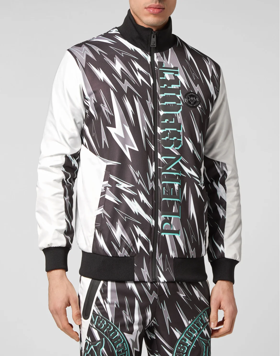 Jogging Tracksuit:Top/Trousers Tiger, цвет: Зеленый