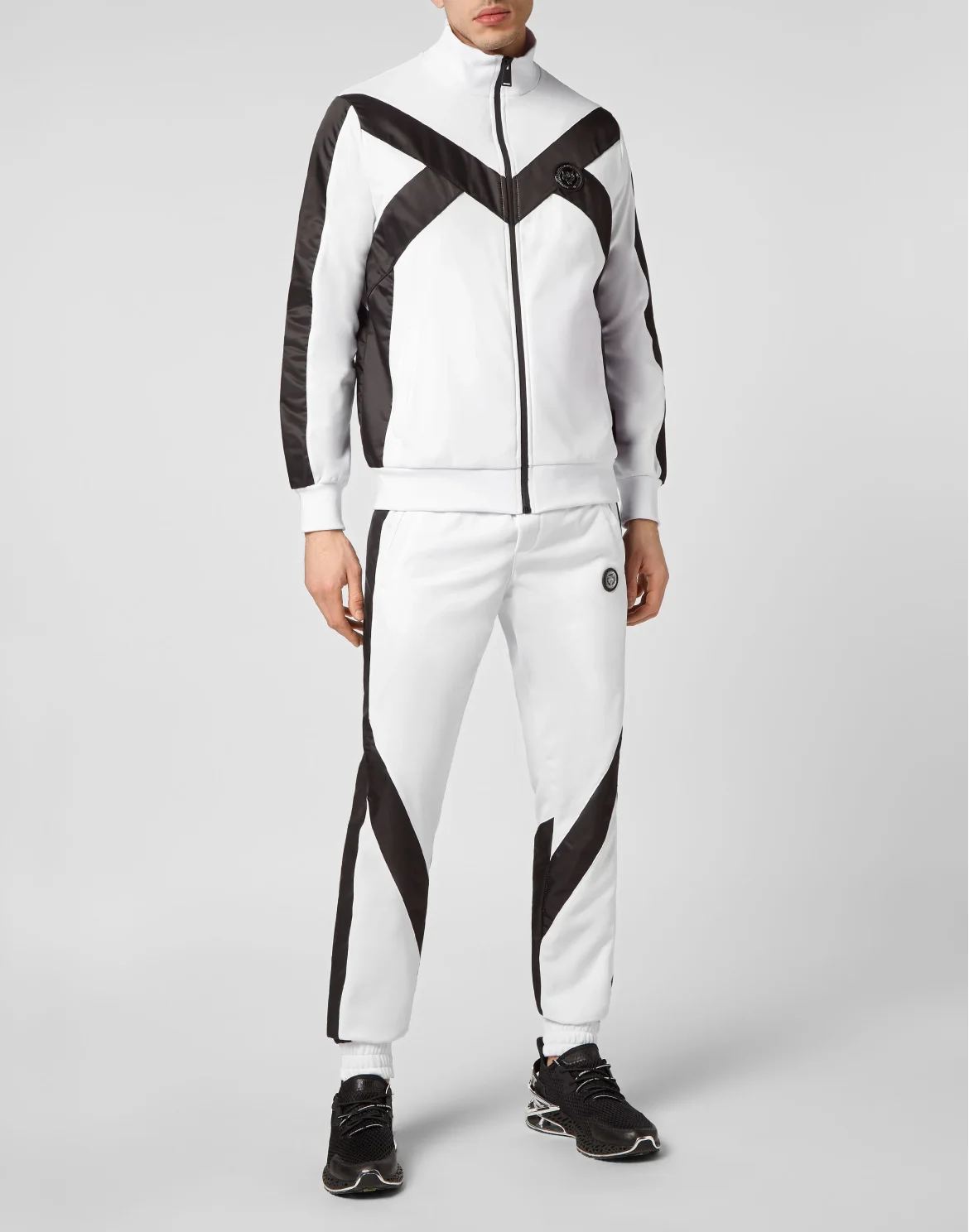 Jogging Tracksuit:Top/Trousers Tiger, цвет: Белый