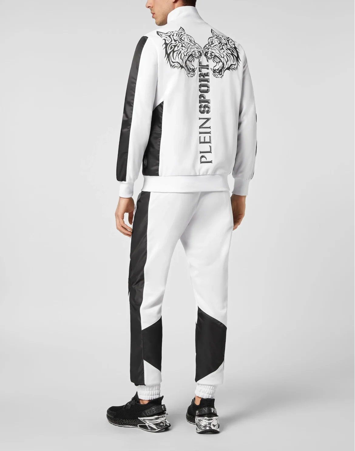 Jogging Tracksuit:Top/Trousers Tiger, цвет: Белый