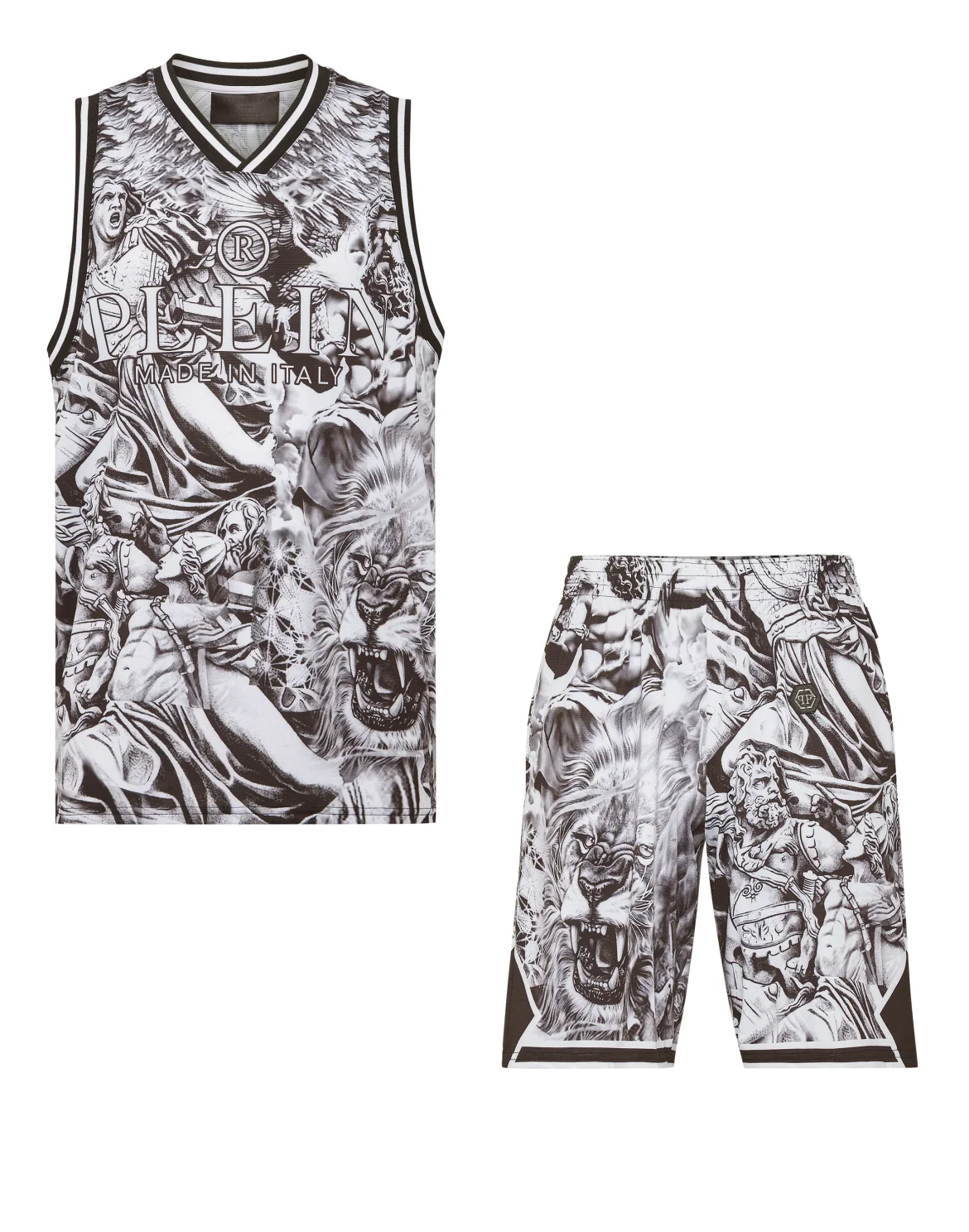 Jogging Suit: Top/Shorts Tattoo, цвет: Белый