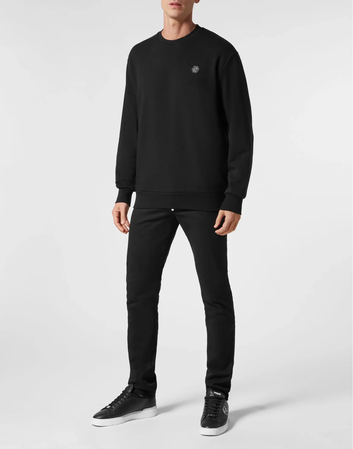 Sweatshirt LS Hexagon, цвет: Черный