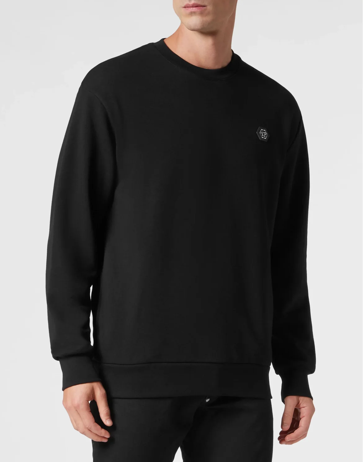 Sweatshirt LS Hexagon, цвет: Черный