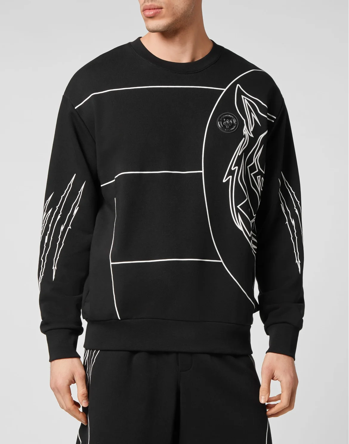 Sweatshirt LS Tiger, цвет: Черный