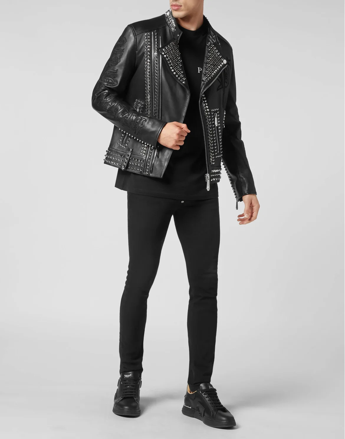 Leather Biker Gothic Banner, цвет: Черный