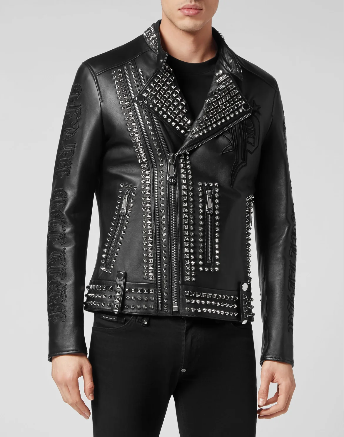 Leather Biker Gothic Banner, цвет: Черный