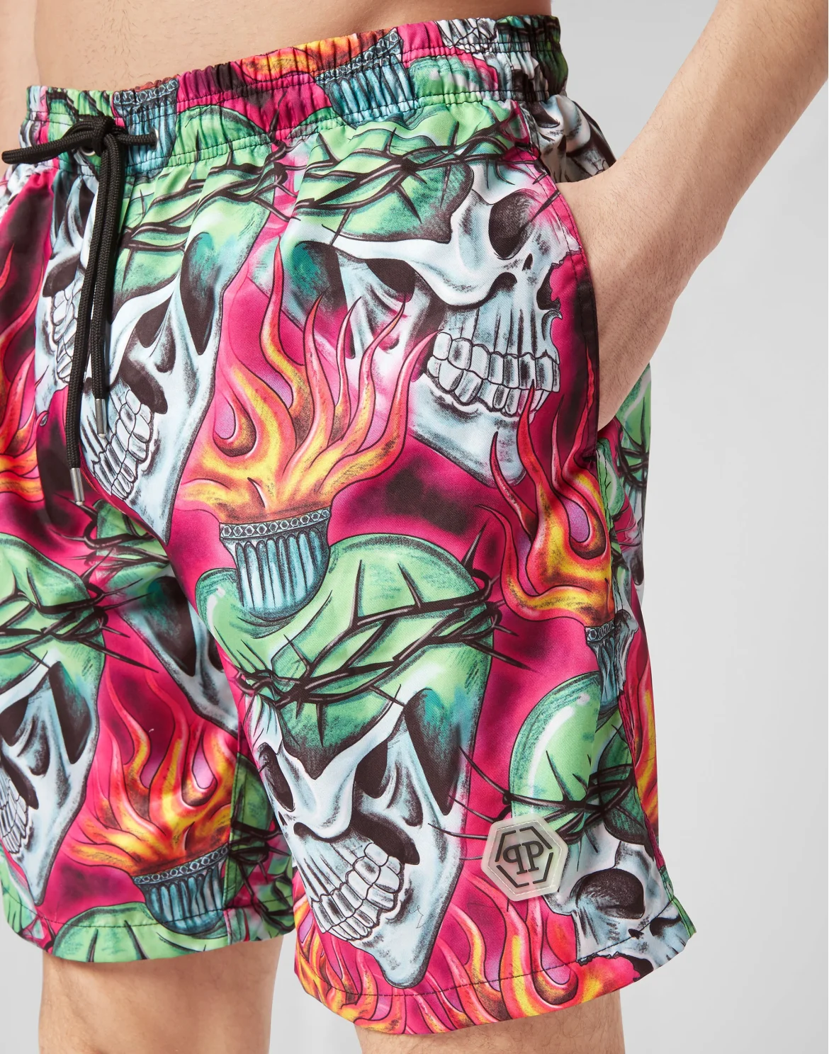 Swim Shorts Love Tattoo, цвет: Черный