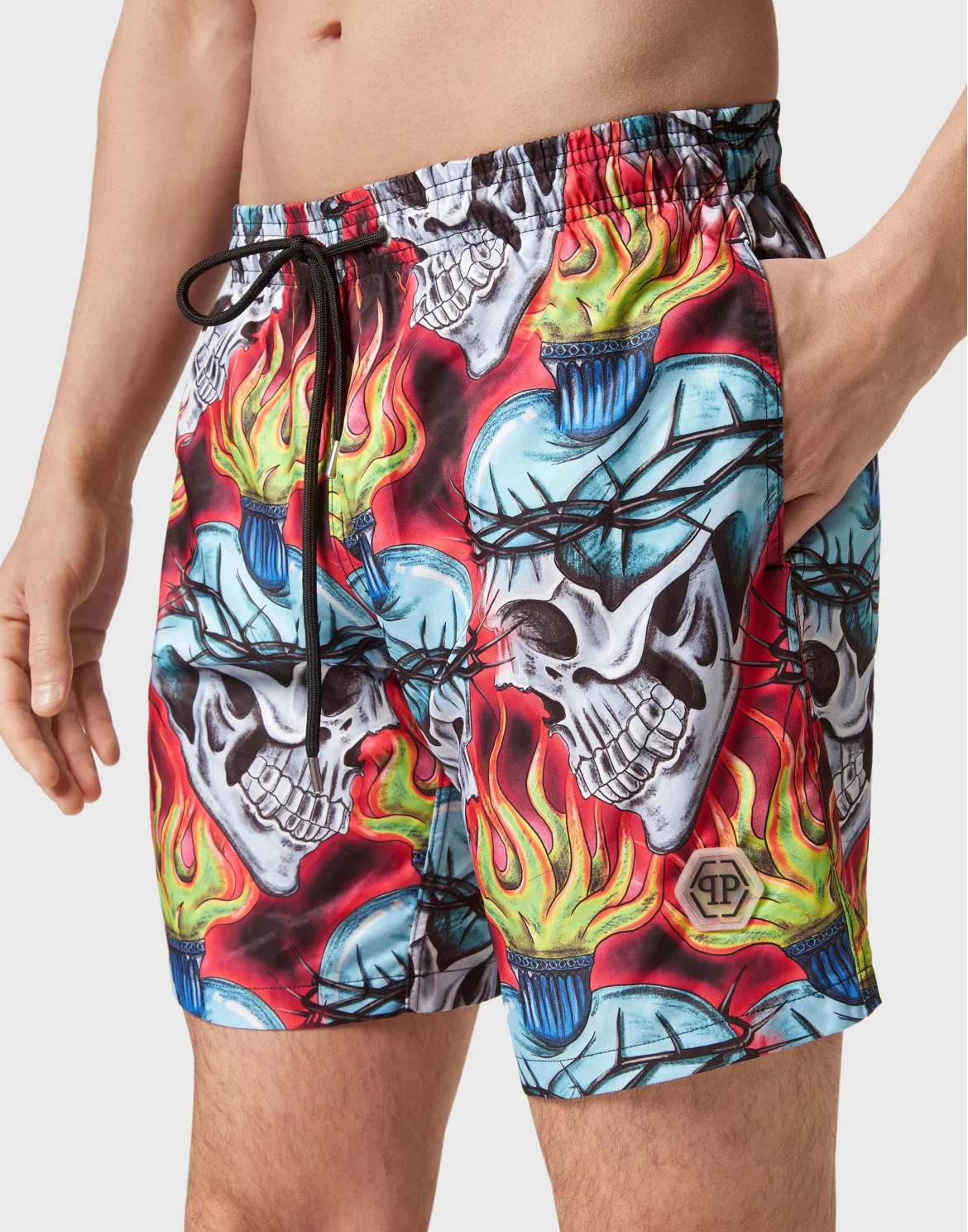 Swim Shorts Love Tattoo, цвет: Черный