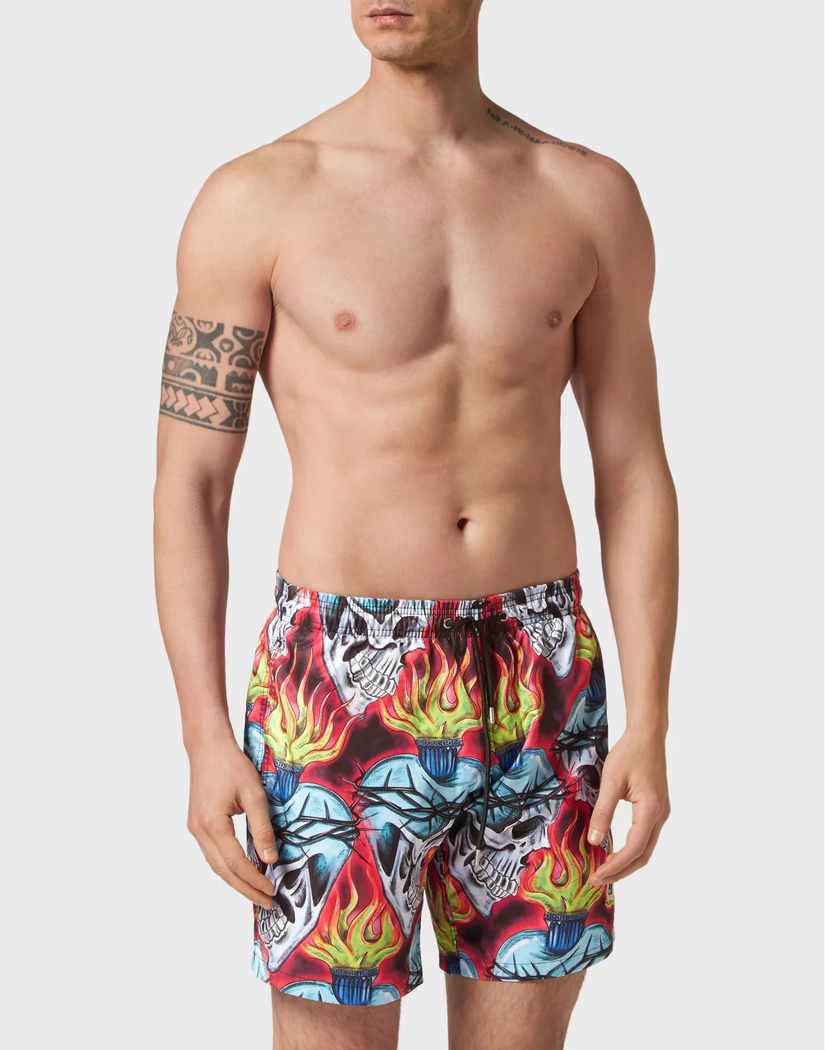 Swim Shorts Love Tattoo, цвет: Черный