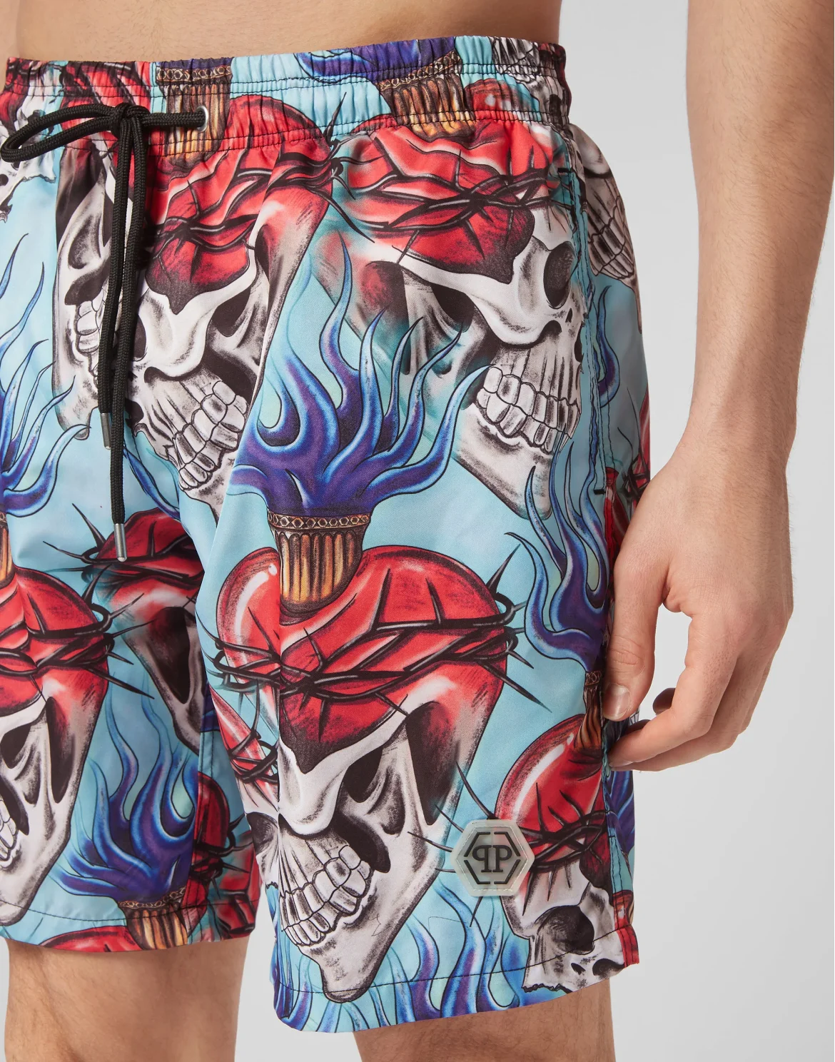 Swim Shorts Love Tattoo, цвет: Бирюзовый