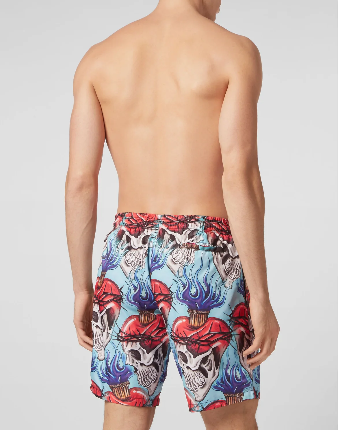 Swim Shorts Love Tattoo, цвет: Бирюзовый