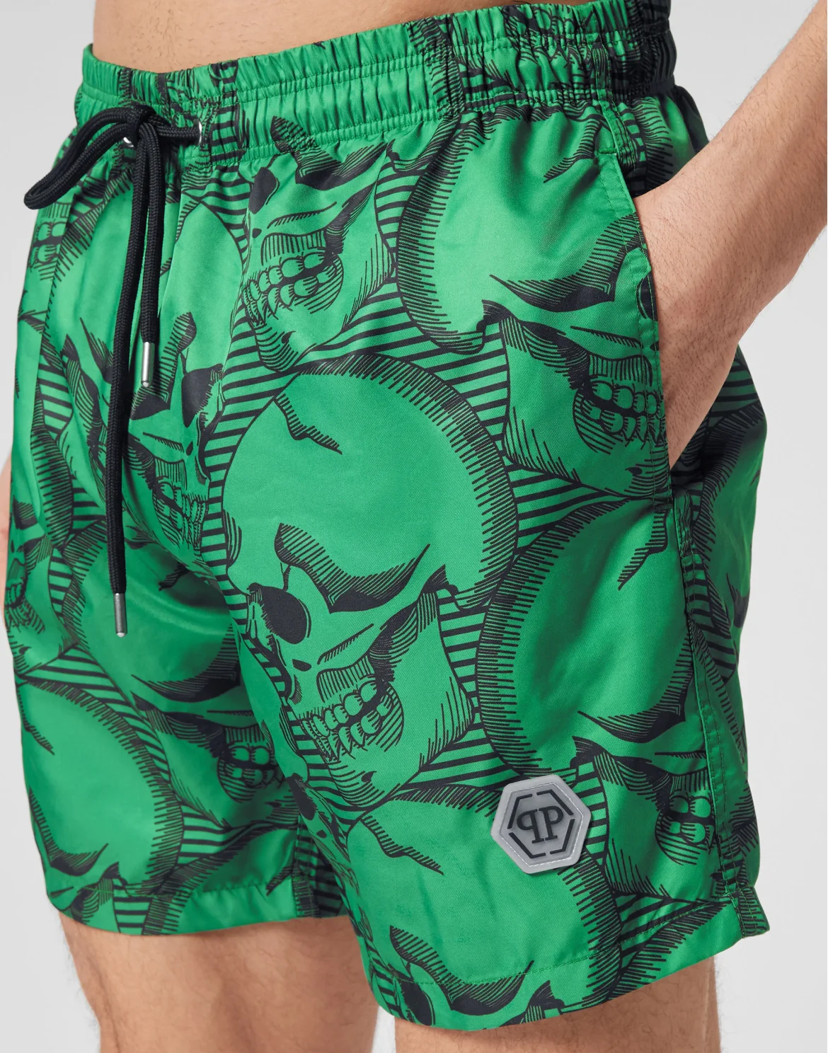 Swim Shorts Skull, цвет: Зеленый