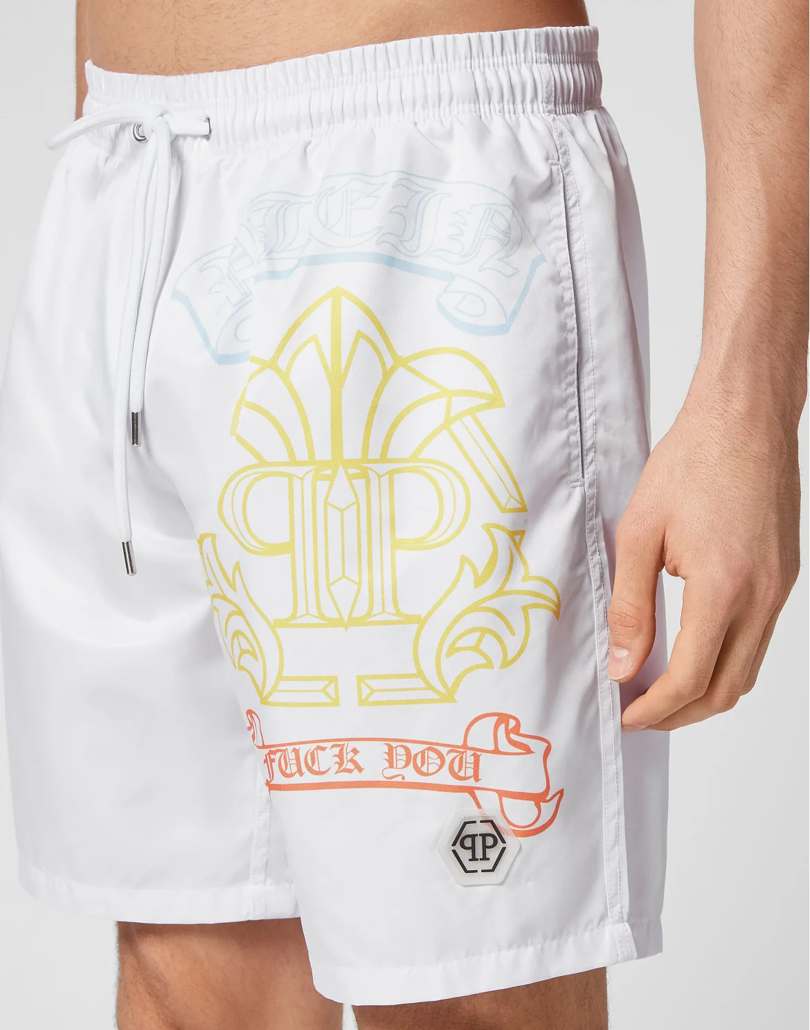 Swim-Trunks Gothic Banner, цвет: Белый