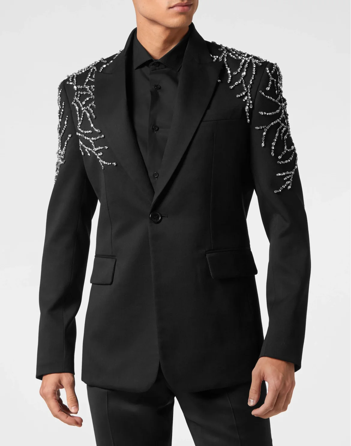 Light Wool Blazer, цвет: Черный