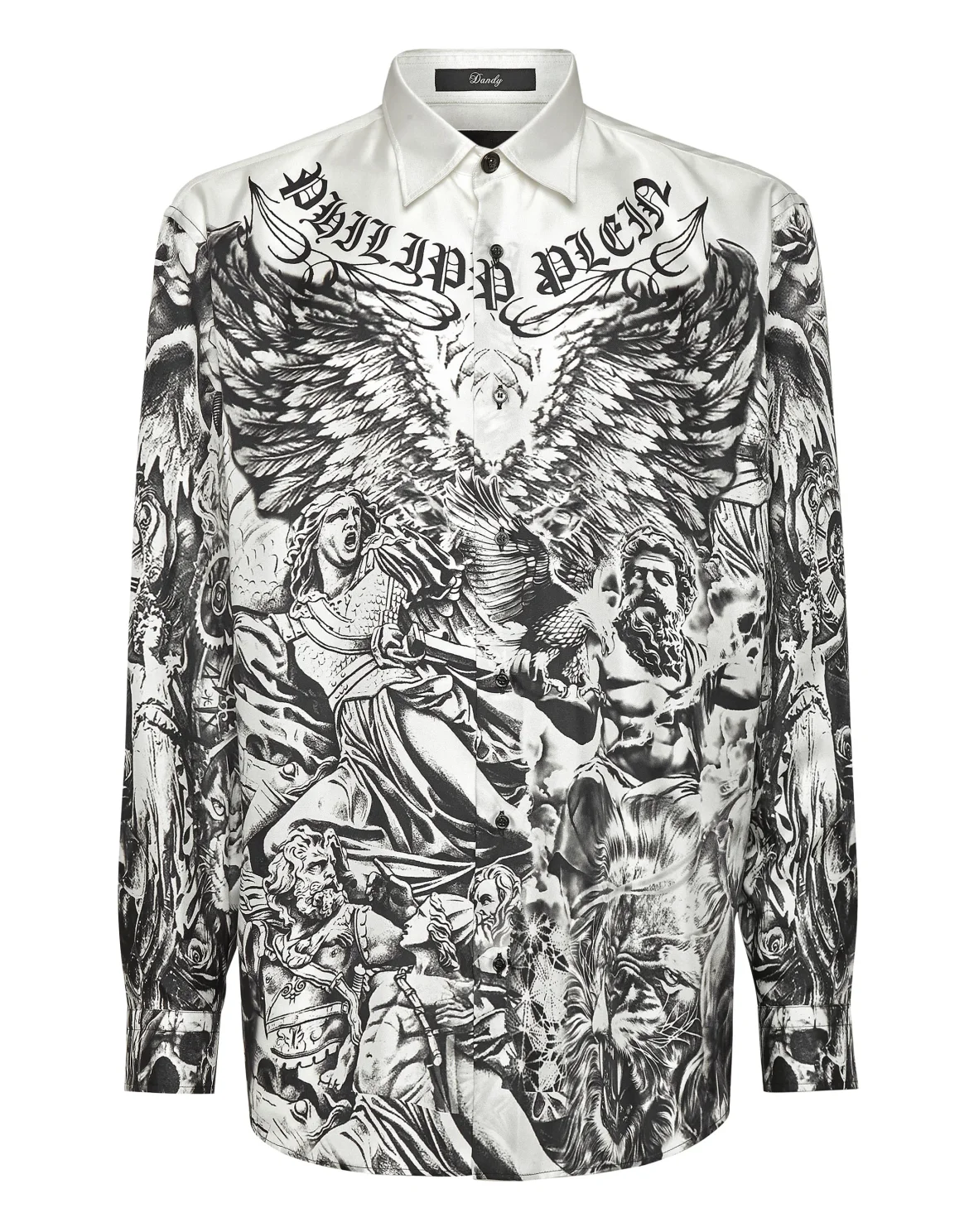 Silk Dandy Shirt Tattoo, цвет: Белый