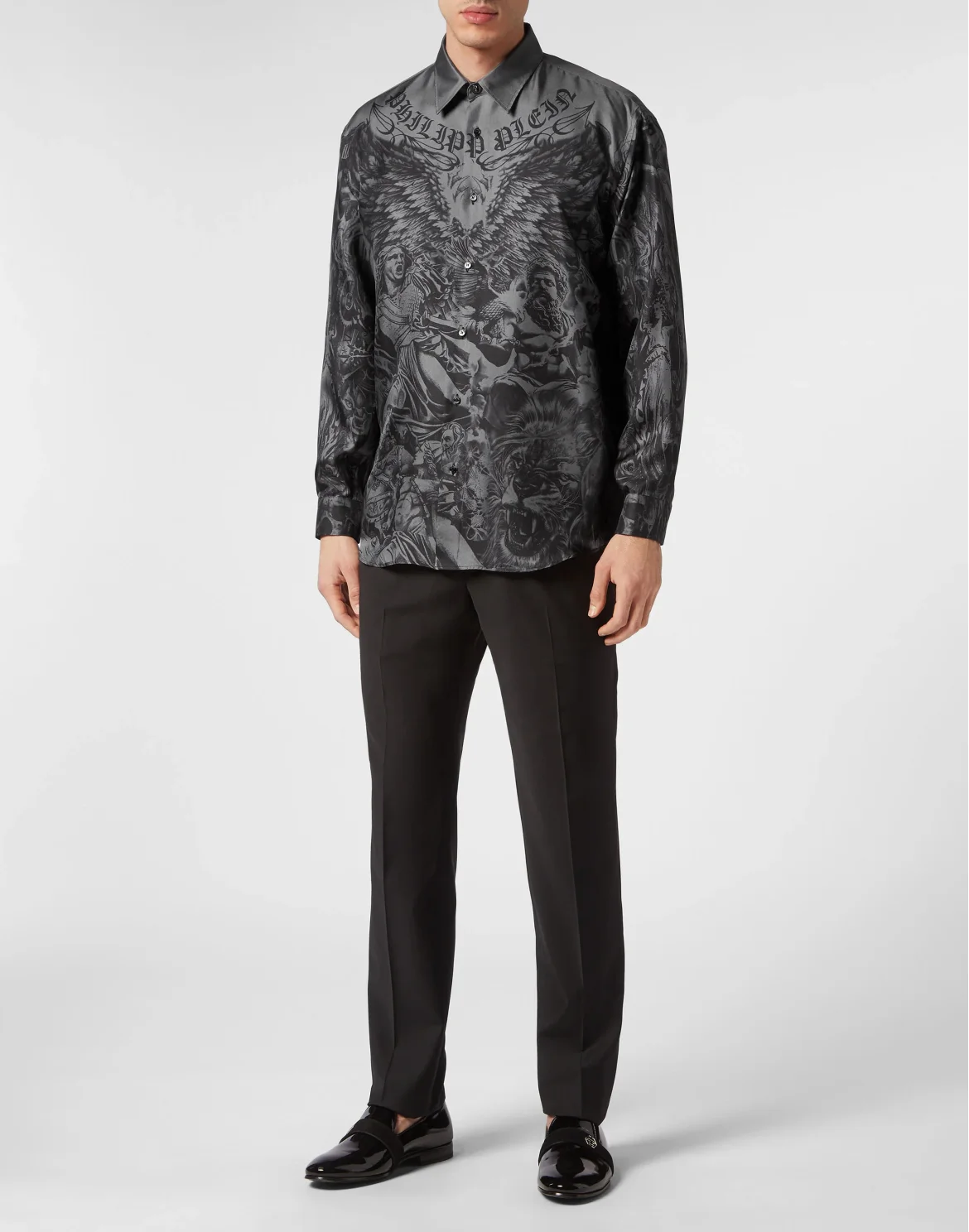 Silk Dandy Shirt Tattoo, цвет: Черный