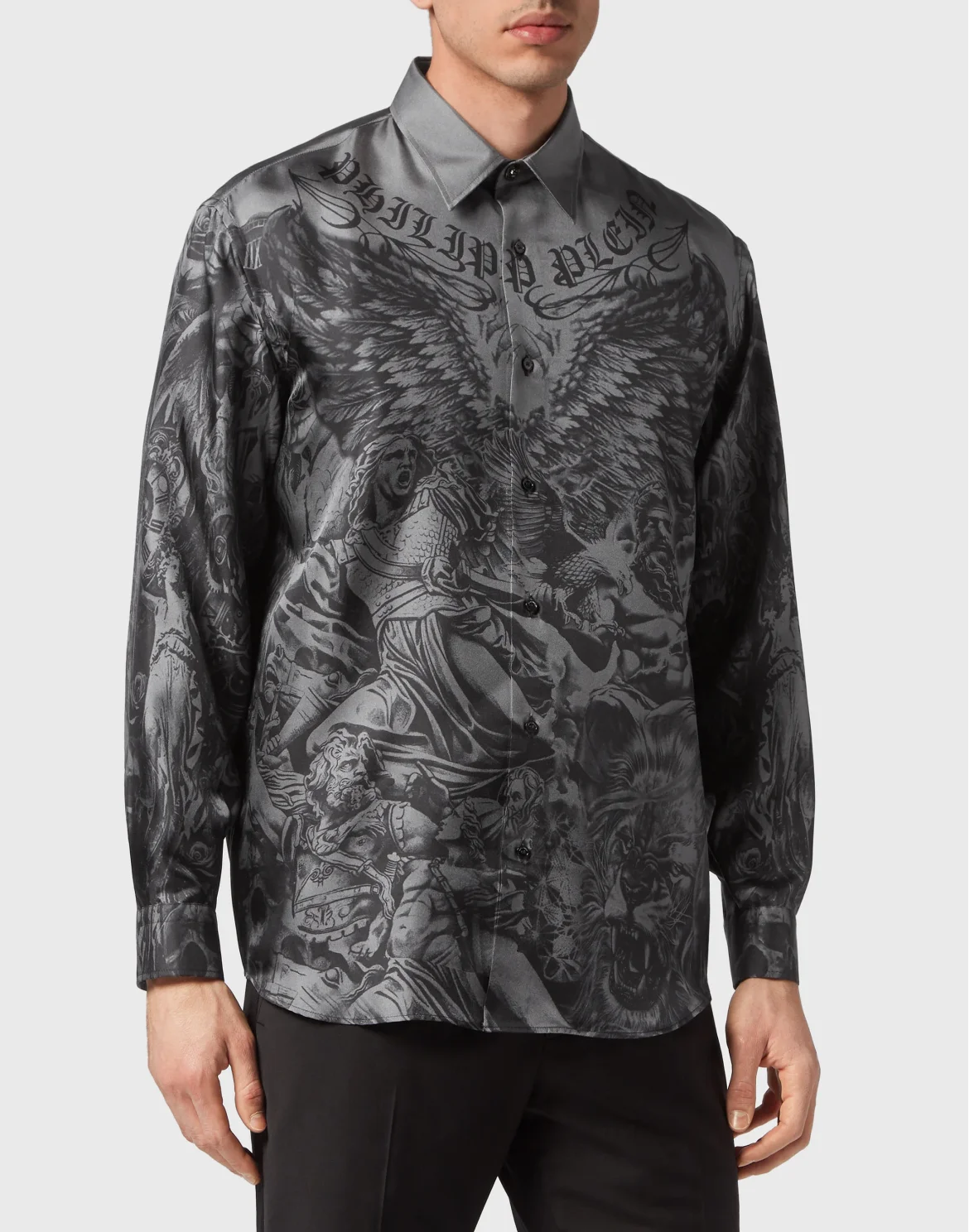 Silk Dandy Shirt Tattoo, цвет: Черный