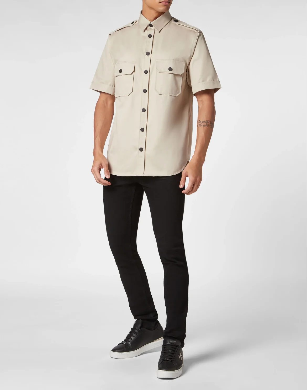 Shirt Gothic Plein, цвет: Бежевый