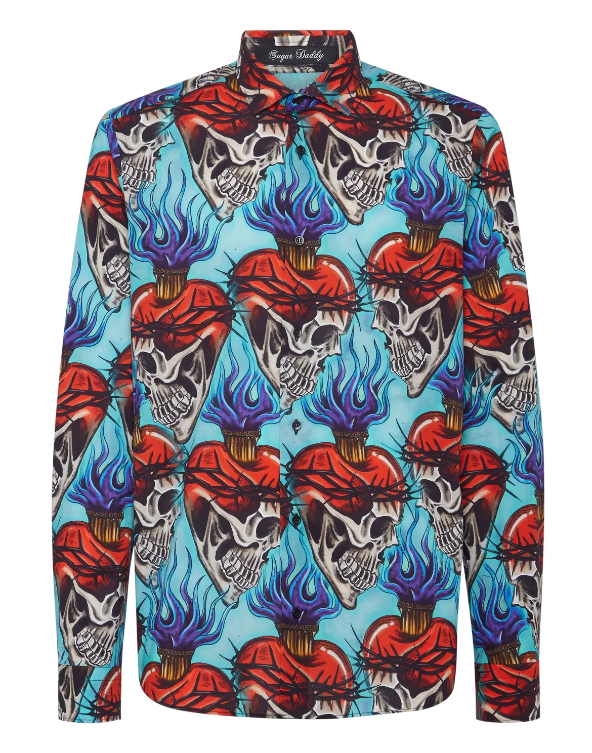 Shirt Sugar Daddy Cut LS Love Tattoo, цвет: Мультиколор