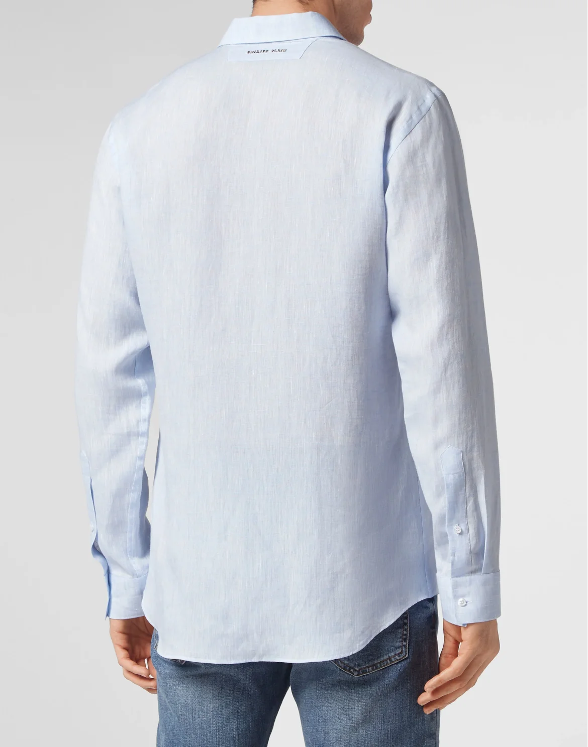 Shirt Playboy Cut LS Skull&Bones, цвет: Голубой