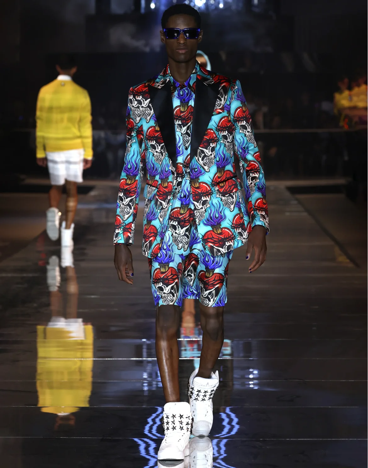 Silk Dandy Shirt Love Tattoo, цвет: Бирюзовый