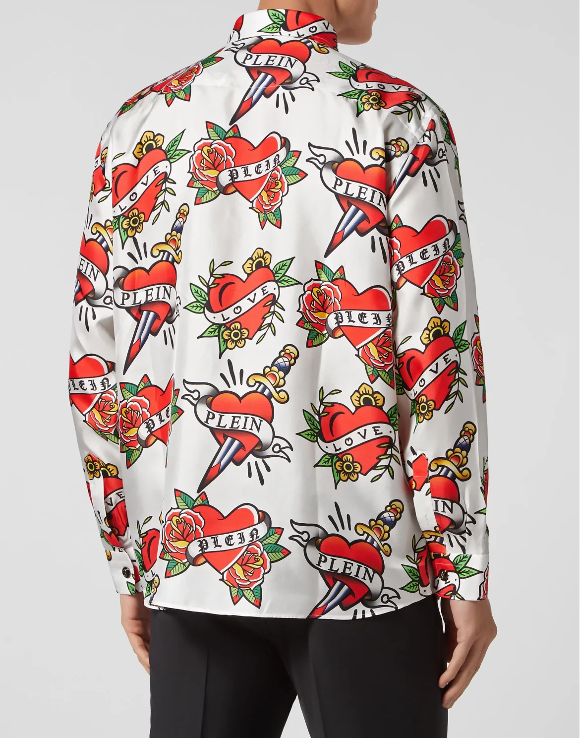 Silk Dandy Shirt Love, цвет: Белый