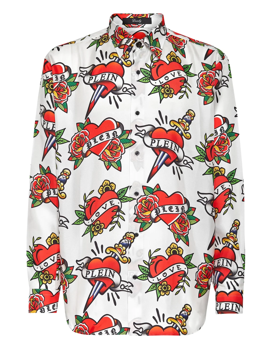 Silk Dandy Shirt Love, цвет: Белый