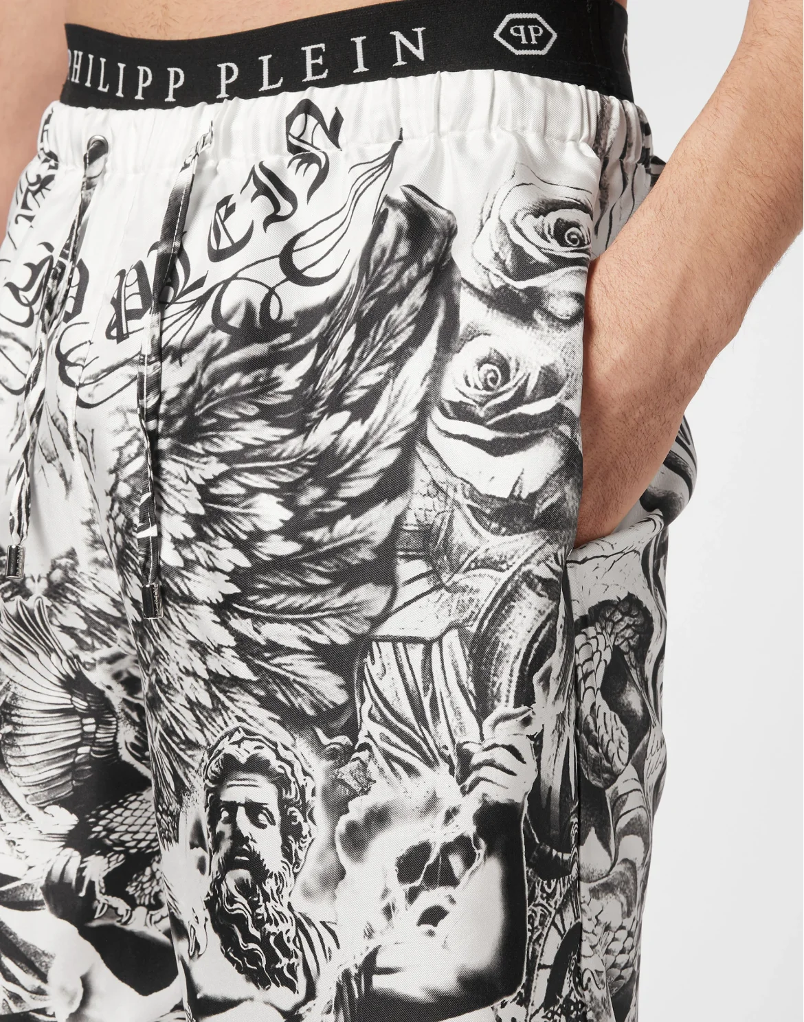 Silk Shorts Tattoo, цвет: Белый