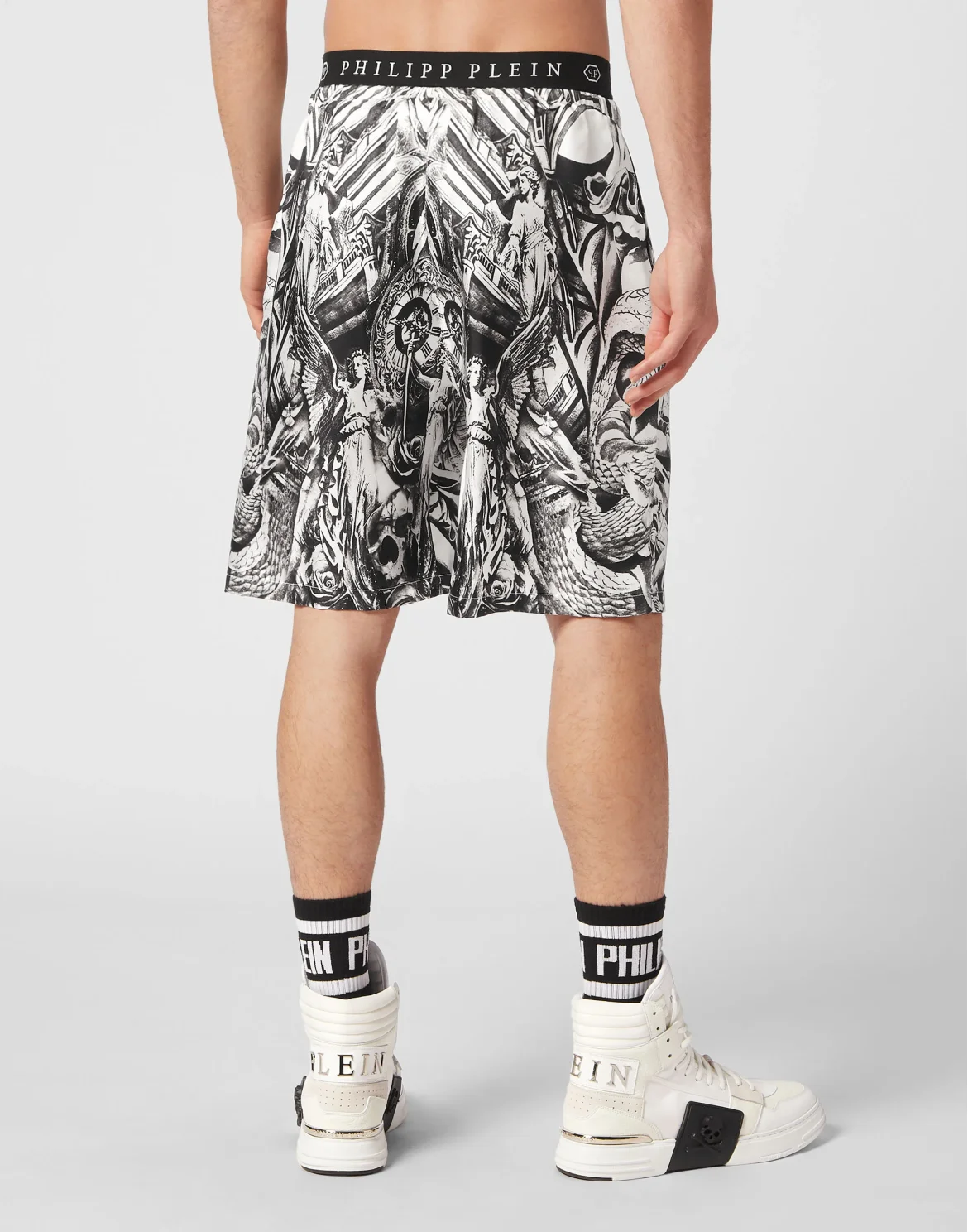 Silk Shorts Tattoo, цвет: Белый