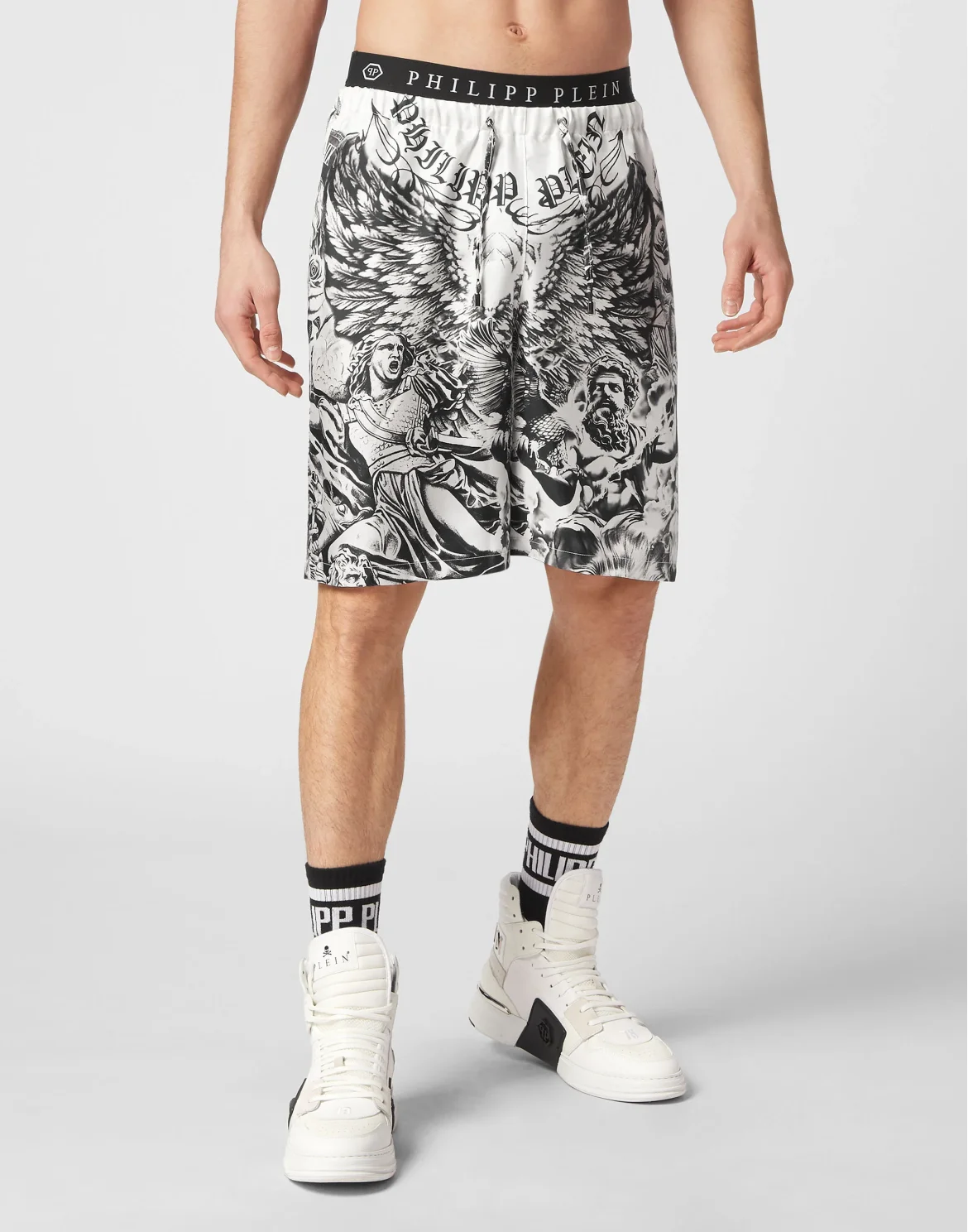 Silk Shorts Tattoo, цвет: Белый