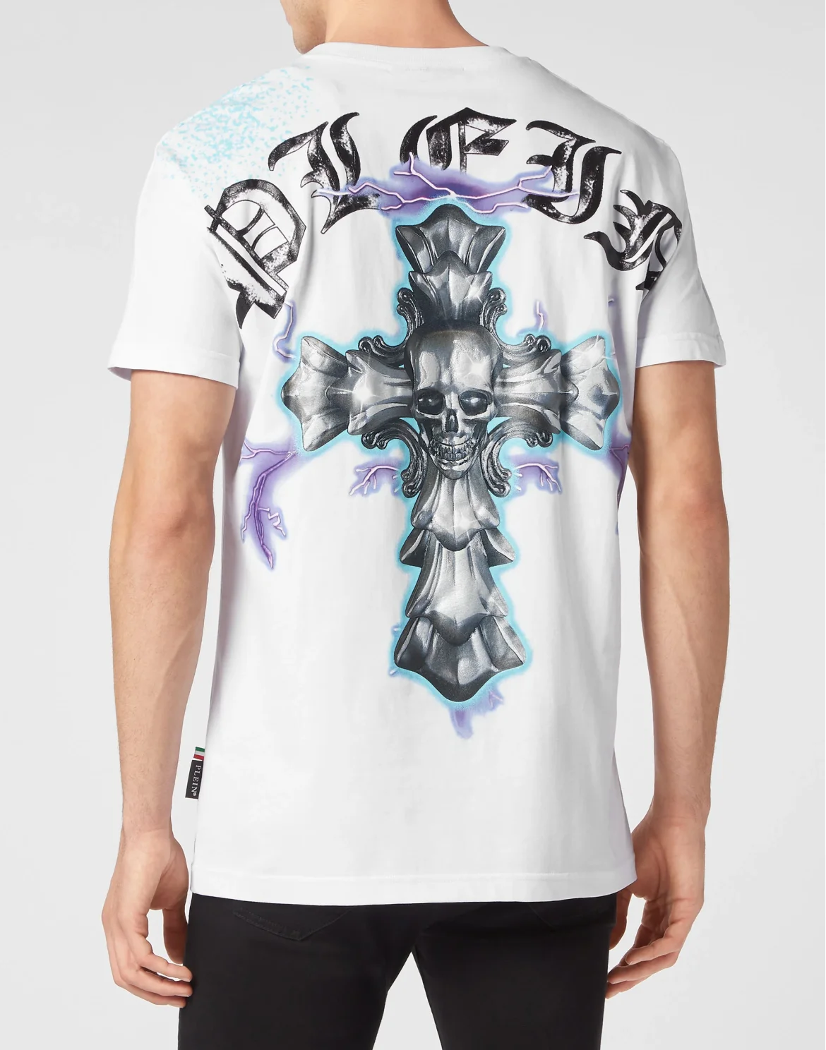 T-shirt Round Neck SS Gothic Plein, цвет: Белый