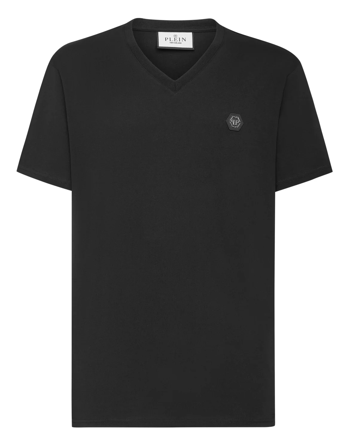 T-shirt V-Neck SS Gothic Plein, цвет: Черный