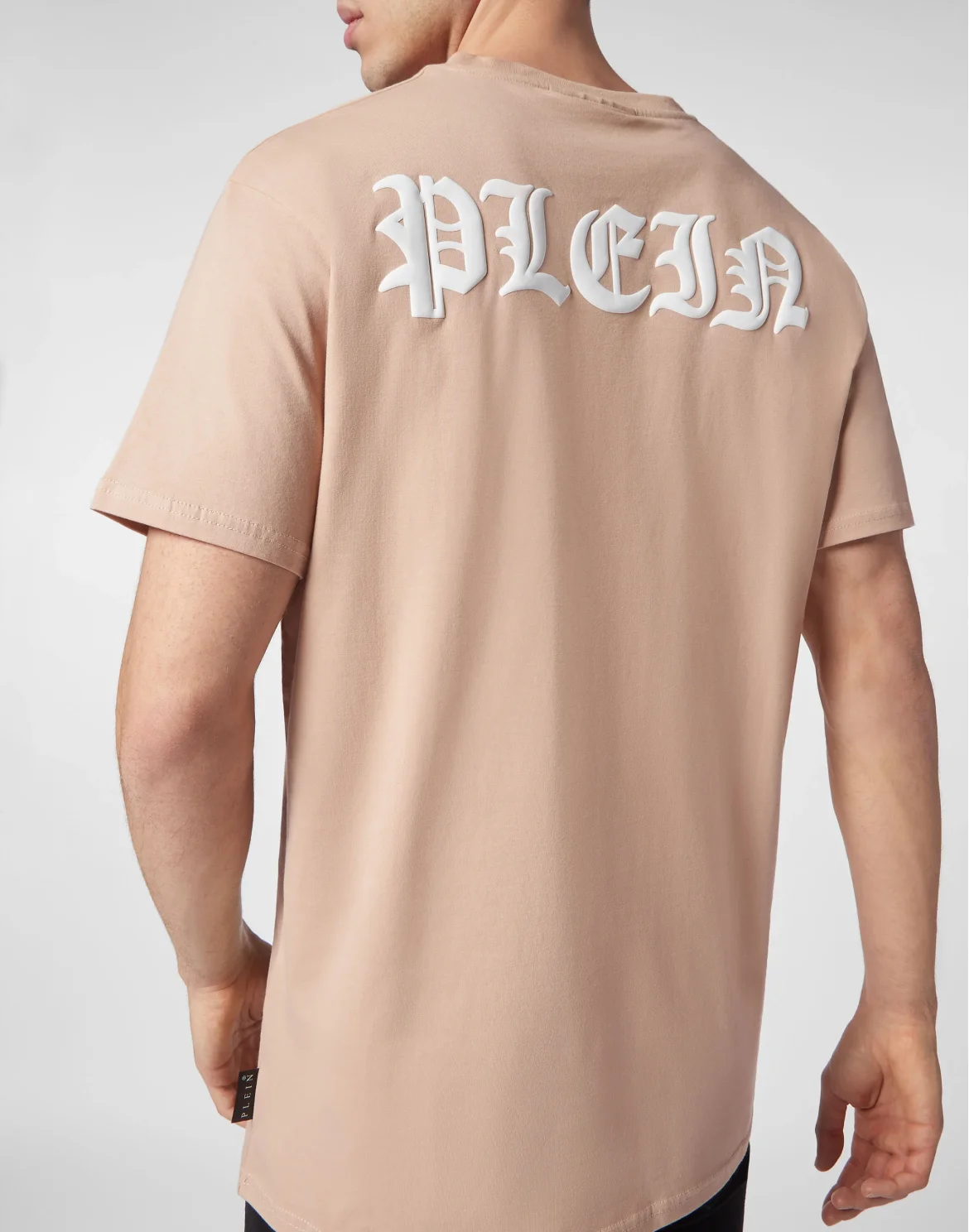 T-shirt V-Neck SS Gothic Plein, цвет: Бежевый