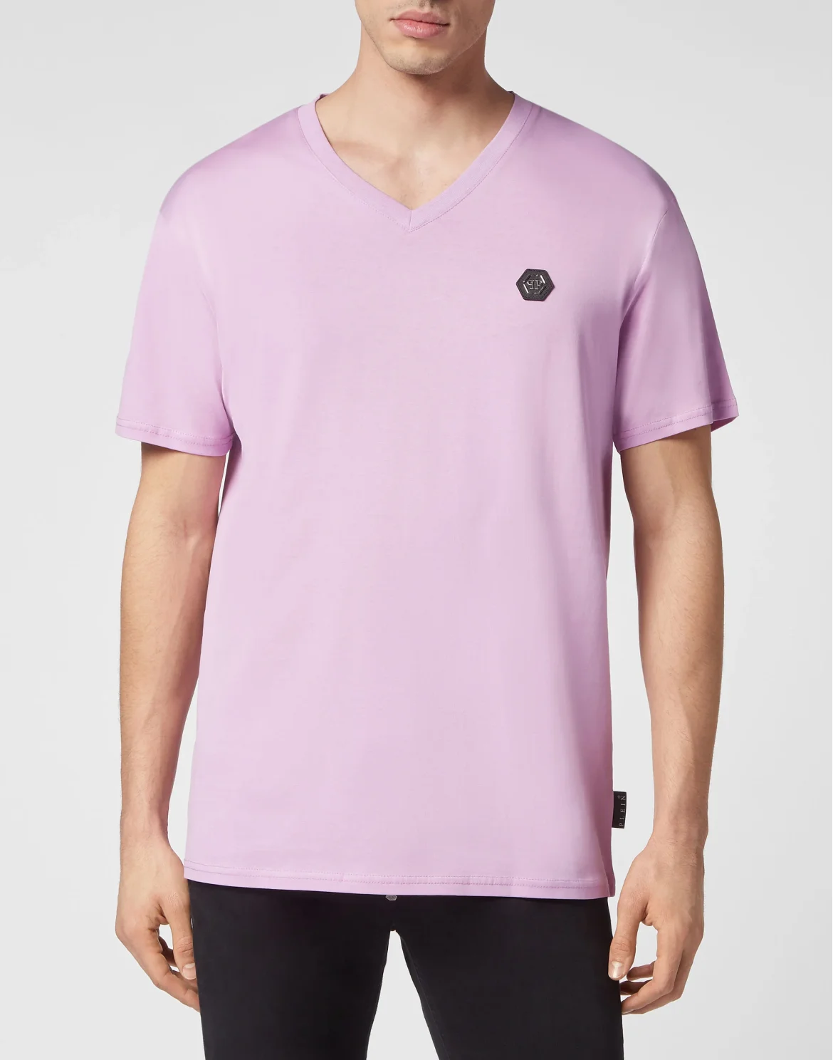 T-shirt V-Neck SS Gothic Plein, цвет: Розовый