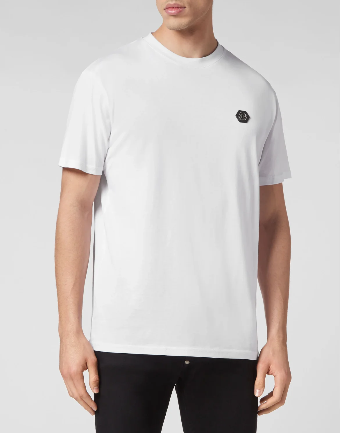 T-shirt Round Neck SS Gothic Plein, цвет: Белый