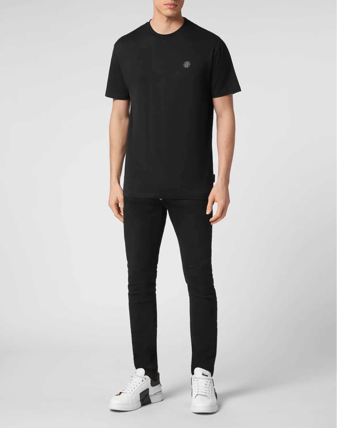 T-shirt Round Neck SS Gothic Plein, цвет: Черный