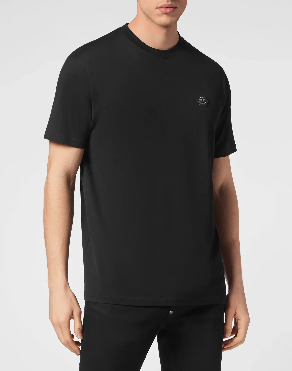 T-shirt Round Neck SS Gothic Plein, цвет: Черный