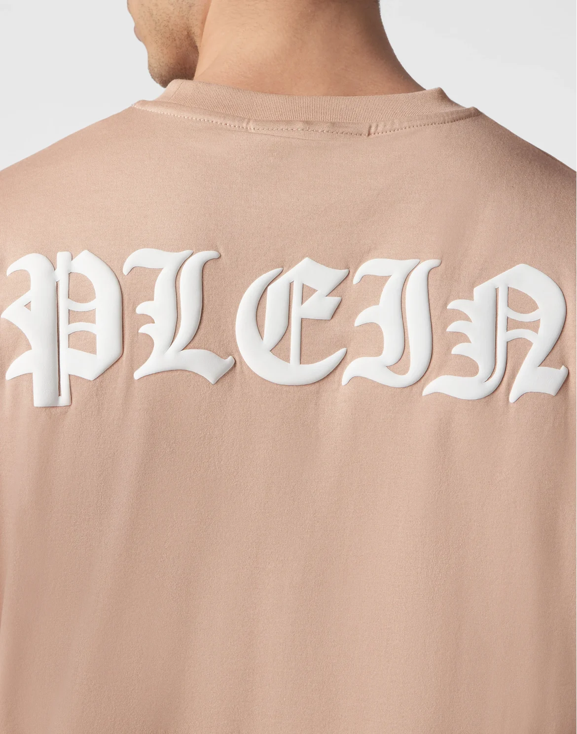 T-shirt Round Neck SS Gothic Plein, цвет: Бежевый
