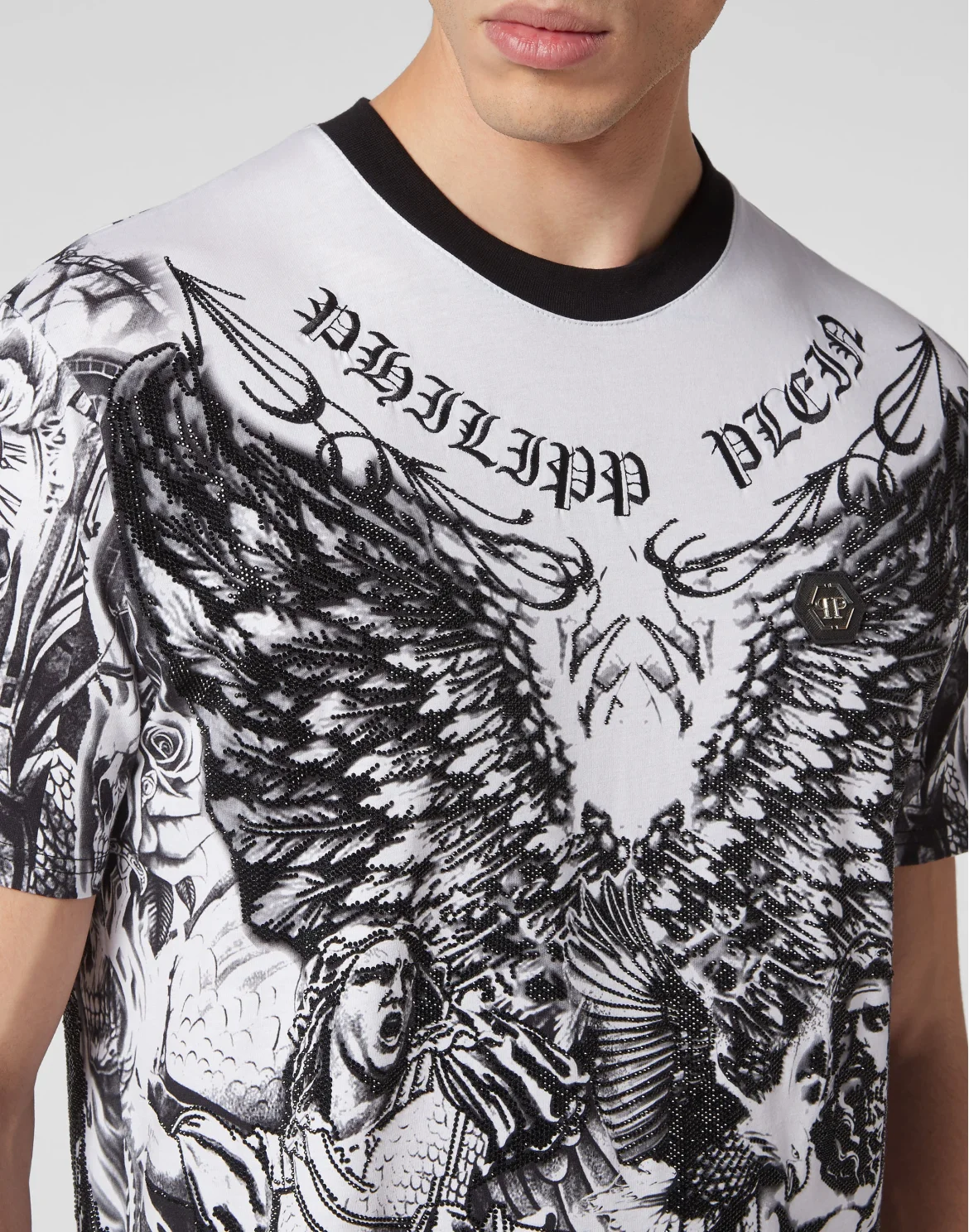 T-shirt Round Neck SS Tattoo, цвет: Белый