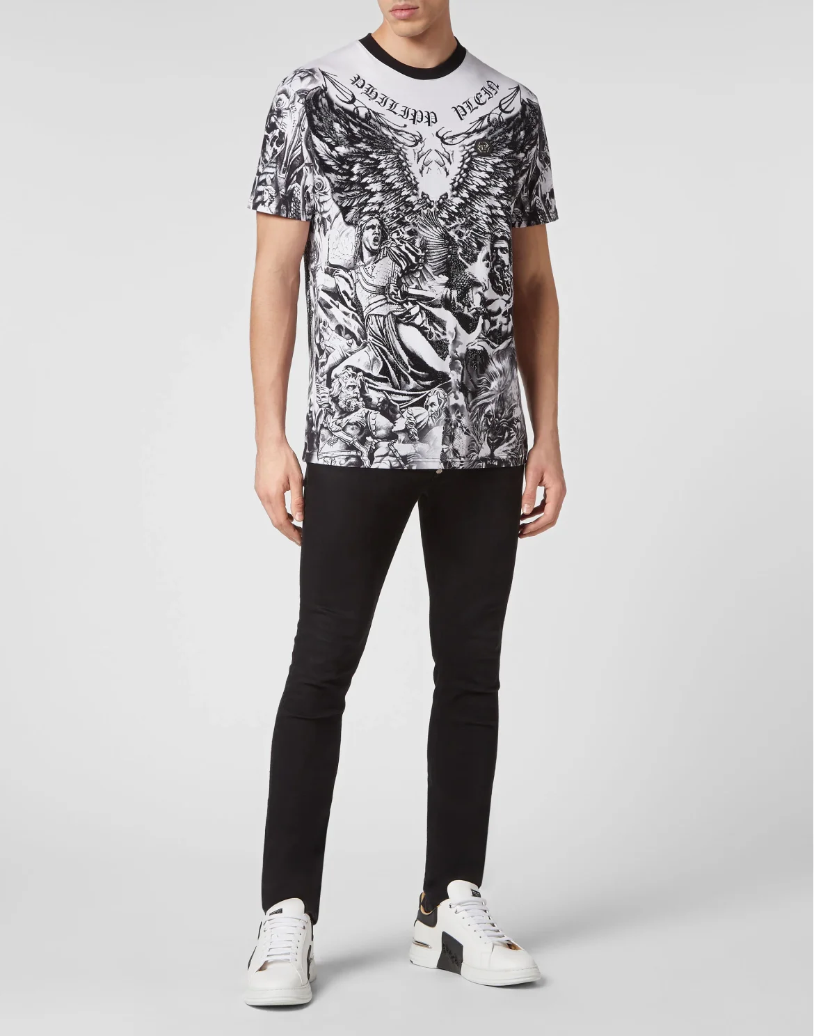 T-shirt Round Neck SS Tattoo, цвет: Белый