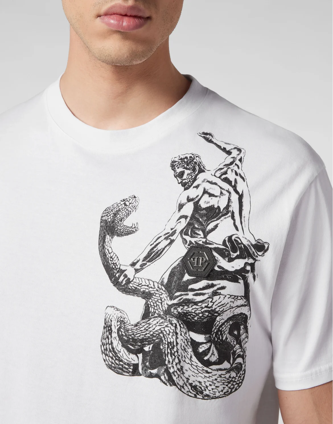 T-shirt Round Neck SS Tattoo, цвет: Белый