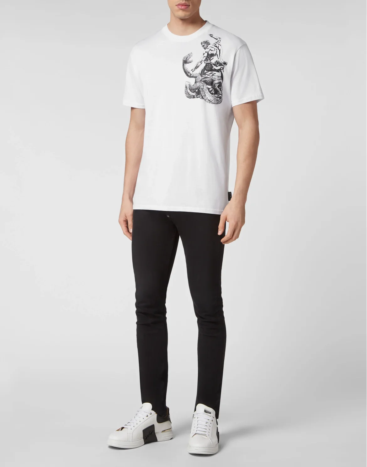 T-shirt Round Neck SS Tattoo, цвет: Белый